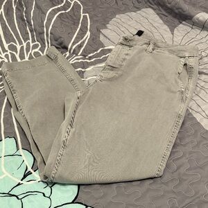 J. Crew Like New Size 30 Gray Straight Leg Pants